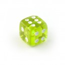 Green UV Acrylic Transparent Only Piercing Dice