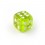 Green UV Acrylic Transparent Only Piercing Dice