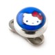 Navy Blue Hello Kitty Top Microdermal Piercing