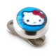 Light Blue Hello Kitty Top Microdermal Piercing