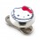 White Hello Kitty Microdermal Piercing