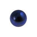 Dark Blue Anodized Grade 23 Titanium Barbell Ball