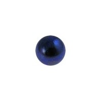 Boule de Piercing Titane Grade 23 Anodisé Bleu Foncé
