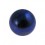 Dark Blue Anodized Grade 23 Titanium Barbell Ball
