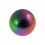 Rainbow Anodized Grade 23 Titanium Barbell Ball