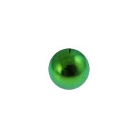Green Anodized Grade 23 Titanium Barbell Ball
