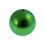 Green Anodized Titanium Barbell Ball