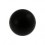 Boule de Piercing Titane Anodisé Noir