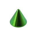 Green Anodized Grade 23 Titanium Barbell Spike