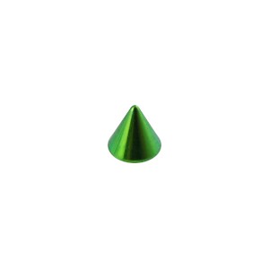 Pique de Piercing Titane Grade 23 Anodisé Vert