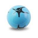 Bola de Piercing Acrílico Estrella Peinte à la Mano Negro / Azul