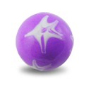 Acrylic UV Hand Painted White/Purple Star Barbell Ball