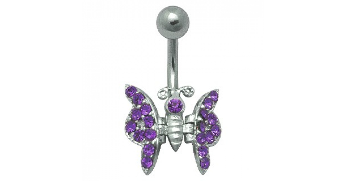 x 5 x 12 mm 3//8 1.6 x 10 VOTREPIERCING Turquoise Strass 925 Silver /& 316L Steel Bowtie Belly Bar Navel Button Ring Piercing Jewel
