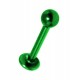 Labret / Lèvre Anodisé Vert Boule
