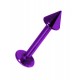 Labret / Lèvre Anodisé Violet Pique