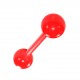 Red Bioflex Tongue Barbell Ring