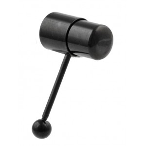 Piercing Lengua Vibrante Vibe-Bell Anodizado Negro