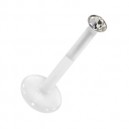 White Push-fit Bioflex Medusa Bar Stud Ring