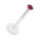 Medusa-Piercing Stecker Bioflex Push-Fit Rosa