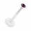 Piercing Medusa Stud Bioflex Push-Fit Púrpura