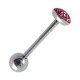 Langue Cristaux Strass Roses couverts d'Epoxy