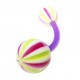 Nombril Bioflex Beach Ball Violet / Vert