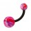 Pink/Purple Vortex Bio-Flexible Navel Belly Button Ring