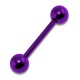 Arcade Droit Anodisé Violet Boules