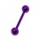 Piercing Arcade Droit Anodisé Violet Boules