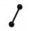 Piercing Arcade Droit Blackline Anodisé Noir Boules