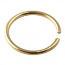 Gold Anodized 316L Surgical Steel Nose Ring