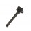 Gerader Nasenpiercing-Pin Stahl 316L Blackline Stern