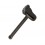 Gerader Nasenpiercing-Pin Stahl 316L Blackline Fu&szlig;