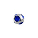 Piercing Only Ball Replacement w/ 5 Dark Blue Rhinestones