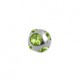 Piercing Only Ball Replacement w/ 5 Green Rhinestones