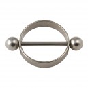 Nipple-Piercing Titan 23G Rounder Kreis Kugeln