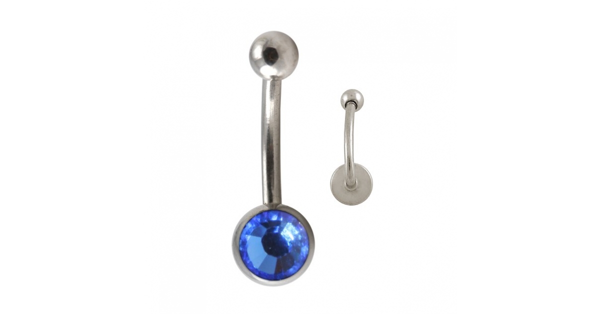 VOTREPIERCING Green Anodized Grade 23 Titanium Eyebrow Curved Bar Banana w//Spikes Piercing Jewel 1.2 x 10 3//8 x 3 mm