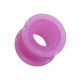 Tunnel Oreille / Lobe Silicone Biocompatible Flexible Violet