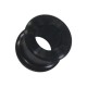 Tunnel Oreille / Lobe Silicone Biocompatible Flexible Noir