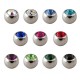 Pack 11x Rhinestone Piercing Replacement Only Ball