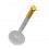 Labret-Piercing Push-Fit Bioflex 14 Karat Gold Cannabis