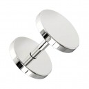 Piercing Oreille Faux Plug Acier Chirurgical 316L Disques Plats
