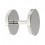 Flat Discs 316L Surgical Steel Fake Plug Earlobe Piercing Stud Ring