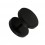 Flat Discs Black Anodized 316L Steel Fake Plug Earlobe Piercing