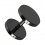 Flat Discs Black Anodized 316L Steel Fake Plug Earlobe Piercing Stud Ring
