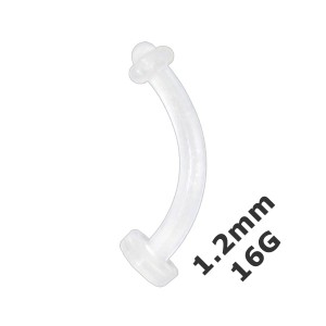 Augenbrauenpiercing-Retainer 1.2 mm / 16 G Bioflex Flexibel