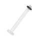 Zungenpiercing-Retainer O-Ring Schwarz Bioflex Flexibel