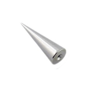 316L Surgical Steel Barbell Only Long Spike