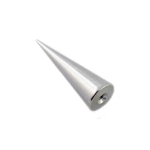 Einzelne Lange Spitze Piercing-Aufsatz Chirurgenstahl