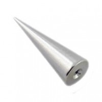 316L Surgical Steel Barbell Only Long Spike
